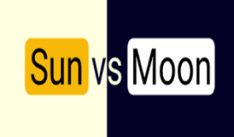 Sun vs Moon